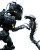 Robot Vs Alien Vinyl Car Decal Sticker – Waterproof & UV-Resistant 8"