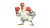 Boxing Chicken V4 Vinyl Car Decal Sticker – Waterproof & UV-Resistant 8"