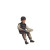 Reading Chinese Boy Vinyl Car Decal Sticker – Waterproof & UV-Resistant 