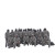Snow Camouflage Soldiers Vinyl Car Decal Sticker – Waterproof & UV-Resistant 8"