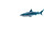 Shark In Ocean Vinyl Car Decal Sticker – Waterproof & UV-Resistant 8"