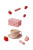 Flying Strawberry Cream Box Vinyl Car Decal Sticker – Waterproof & UV-Resistant 8"