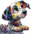 Cute Dalmation Puppy Vinyl Car Decal Sticker – Waterproof & UV-Resistant 8"