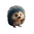 Cheerful Pixar Hedgehog Vinyl Car Decal Sticker – Waterproof & UV-Resistant 8"