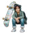 Trendy Jeans Boy Vinyl Car Decal Sticker – Waterproof & UV-Resistant 8"
