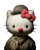 Sad Hobo Hello Kitty Vinyl Car Decal Sticker – Waterproof & UV-Resistant 8"