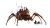 Steampunk Giant Spider Vinyl Car Decal Sticker – Waterproof & UV-Resistant 8"