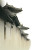 Hui-Style Eaves Design Vinyl Car Decal Sticker – Waterproof & UV-Resistant 8"