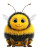 Cute Bumble Bee Vinyl Car Decal Sticker – Waterproof & UV-Resistant 8"