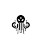 Digital Octopus Logo Vinyl Car Decal Sticker – Waterproof & UV-Resistant 8"