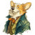 Professor Corgi Vinyl Car Decal Sticker – Waterproof & UV-Resistant 8"
