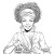 Gardening Woman Illustration Vinyl Car Decal Sticker – Waterproof & UV-Resistant 8"