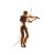 Cybernetic Violinist Performance Vinyl Car Decal Sticker – Waterproof & UV-Resistant 8"