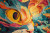 Surreal Animal Vortex Vinyl Car Decal Sticker – Waterproof & UV-Resistant 8"