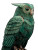 Neon Cyber-Owl Vinyl Car Decal Sticker – Waterproof & UV-Resistant 8"