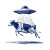 Cow Abducted By Ufo V2 Vinyl Car Decal Sticker – Waterproof & UV-Resistant 8"