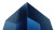 Navy Blue 3D Cube Vinyl Car Decal Sticker – Waterproof & UV-Resistant 8"