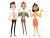 Diverse Telemarketing Team Vinyl Car Decal Sticker – Waterproof & UV-Resistant 8"