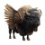 Buffalo With Wings Vinyl Car Decal Sticker – Waterproof & UV-Resistant 8"