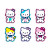 Kawaii Cat Stickers Vinyl Car Decal Sticker – Waterproof & UV-Resistant 8"