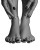 Beautiful Adorned Feet Vinyl Car Decal Sticker – Waterproof & UV-Resistant 8"