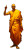 Great Chanakya Pose Vinyl Car Decal Sticker – Waterproof & UV-Resistant 8"