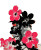 Banksy-Style Floral Art Vinyl Car Decal Sticker – Waterproof & UV-Resistant 8"