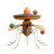 Sombrero Mosquito Vinyl Car Decal Sticker – Waterproof & UV-Resistant 8"