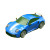 Blue Sports Car Vinyl Car Decal Sticker – Waterproof & UV-Resistant 8"