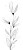 Feathered Flowers Vinyl Car Decal Sticker – Waterproof & UV-Resistant 8"