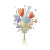 Spring Flower Bouquet Vinyl Car Decal Sticker – Waterproof & UV-Resistant 8"