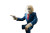 Surreal Monkey Politician Vinyl Car Decal Sticker – Waterproof & UV-Resistant 8"