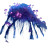Bioluminescent Fungal Creature Vinyl Car Decal Sticker – Waterproof & UV-Resistant 8"
