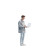 Office Man With Gear Vinyl Car Decal Sticker – Waterproof & UV-Resistant 8"