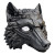 Wolf Mask Vinyl Car Decal Sticker – Waterproof & UV-Resistant 8"