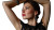 Sleeveless Model Pose Vinyl Car Decal Sticker – Waterproof & UV-Resistant 8"