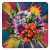 Retro Pop Bouquet Vinyl Car Decal Sticker – Waterproof & UV-Resistant 8"