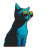 Techno Cat Vinyl Car Decal Sticker – Waterproof & UV-Resistant 8"