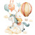 Bunny On Unicorn Vinyl Car Decal Sticker – Waterproof & UV-Resistant 8"