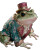 Samurai Frog V30 Vinyl Car Decal Sticker – Waterproof & UV-Resistant 8"