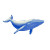 Whale Lithograph Vinyl Car Decal Sticker – Waterproof & UV-Resistant 8"