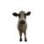Upside Down Cow Vinyl Car Decal Sticker – Waterproof & UV-Resistant 8"