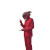 Man In Red Suit V2 Vinyl Car Decal Sticker – Waterproof & UV-Resistant 8"