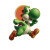 Yoshi Illustration Vinyl Car Decal Sticker – Waterproof & UV-Resistant 8"