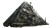 Concrete Mountain Pyramid Vinyl Car Decal Sticker – Waterproof & UV-Resistant 8"