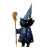 Grey Cat Wizard Vinyl Car Decal Sticker – Waterproof & UV-Resistant 8"
