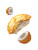 Golden Coconut Pie Vinyl Car Decal Sticker – Waterproof & UV-Resistant 8"