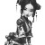 Cute Cyborg Girl Vinyl Car Decal Sticker – Waterproof & UV-Resistant 8"