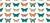 Butterfly Pattern Vinyl Car Decal Sticker – Waterproof & UV-Resistant 8"