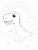 Cute Kawaii Dinosaur Vinyl Car Decal Sticker – Waterproof & UV-Resistant 8"